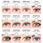 Fresh Colour Lenses Fresh Lady Maria Collection Circle Blue Color Contact Lenses