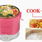 Hot sale in Thailand market 24V blue green stainless steel car travel mini rice cooker