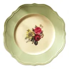 Dishes Plates Milu Ceramic Retro Lace Vintage Lace-up Multi-size Plate Flower Dish Wedding Plate