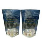 Salt Packaging Resealable Packaging Resealable Heat Seal Foil Bath Salt Packaging / Himalayan Salt Bag With Window
