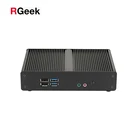 RGEEK B42 Cheap Business Embedded Computer Fanless Intel Celeron J1900 Quad Core Mini ITX PC with 2 COM LAN