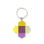 Metal Cross Key Keychain Design Metal Custom Personalised Keyring Cross Key Holder Keychain Ring