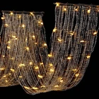 Hot Sale Beaded Curtain with LED Wedding Event Decoration