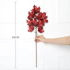 QH164-0225D Hot Sale Artificial maple leaf with branch for home Garden decor