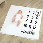 Factory High Quality baby monthly milestone blanket