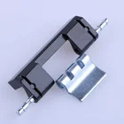 Door Hinge Door Hinge Type Haitan JL201-M5 Iron Switch Control Cabinet Door Hinge Zinc Alloy Powder Coating Anodizing Cabinet Hinge With Parts