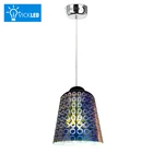 E27 110 Vlot Dimmable Color Glass Shade Modern Pendant Lamp Led Decoration Hanging Light For Dining Room