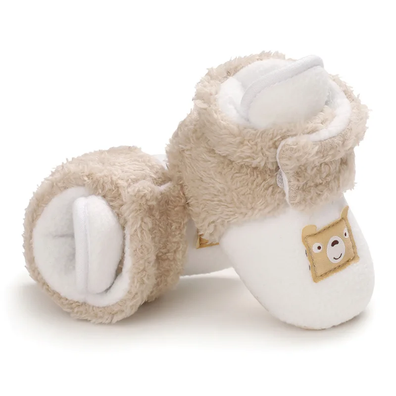 Winter New arrival cute cartoon warm boots baby walking boots for boys and girls manufacture