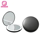 10X magnifying compact mirror with LED light plastic makeup mirror