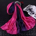 Fashion Elegant Printed High Quality Large Size Long Silk Scarf