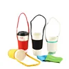 ECO Friendly Milk Bubble Tea Cotton Tote Hand Carry Bag Coffee Cup Holder Sleeve Carrier Bag