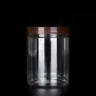 Pet 100ml 200ml 250ml 350ml 500ml Clear Transparent Food Can Plastic Spice Jars