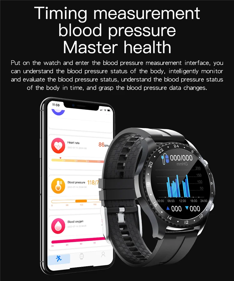 New Arrivals CK30 Smartwatch BT call Fitness tracker wristwatch heart rate Body temperature Blood pressure Smart watch CK30\n