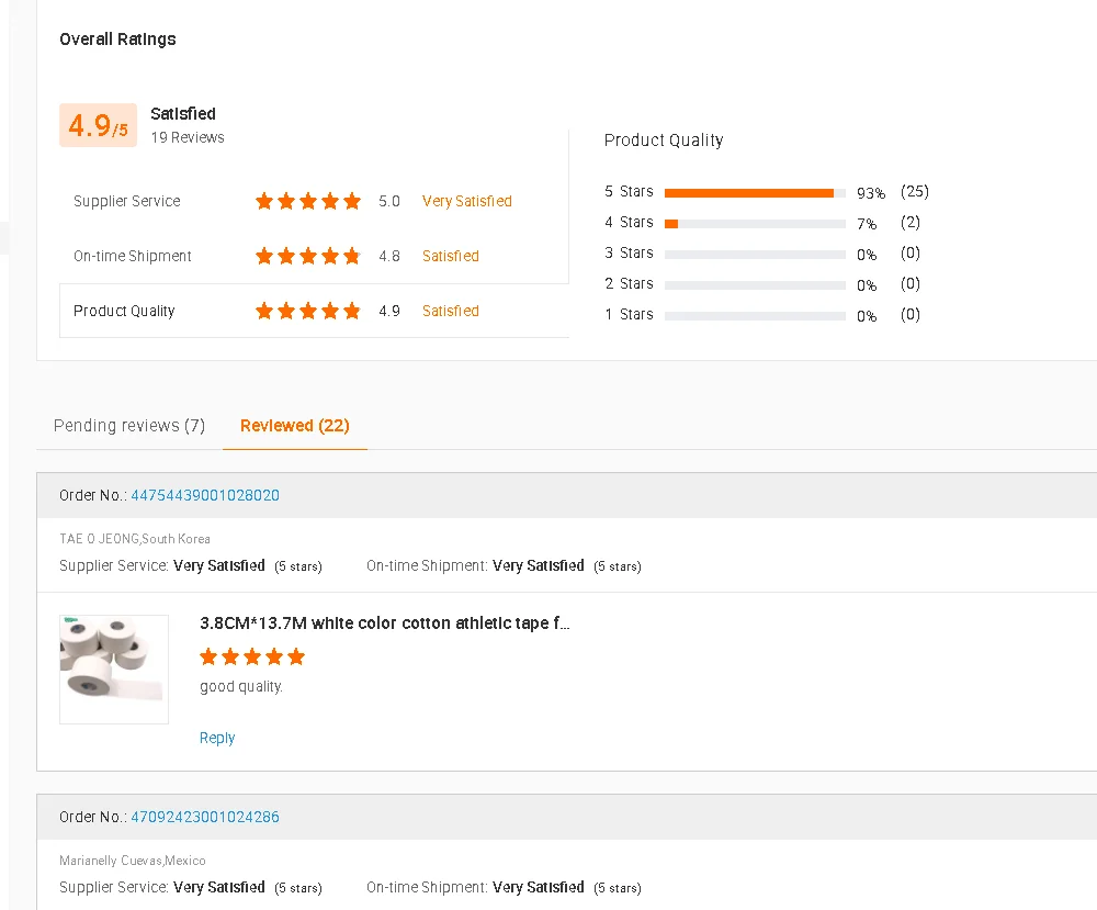 GSPMED High Quality cohesive elastic bandage Vet Wrap bandage self-adhesive Bandage Factory