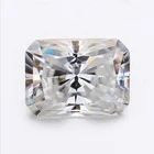 Personalised white radiant unique loose diamonds moissanite for jewelry