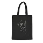 Shopping Bag Shopping Bags High Quality Cotton Full Printing Shopping Canvas Tote Bag Assorted Color