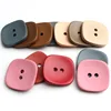 Painting spray Special shape square round resin button sewing