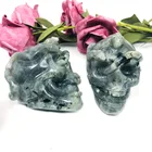 Labradorite Wholesale Natural Labradorite Stone Skulls Quartz Crystal Skulls Carving