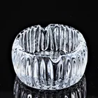 Glass ashtray family round ashtray and square ashtray
