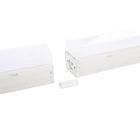 2.4m Slim Pendant Light Fixtures Linear Surface Mounted Luminaires 80w Led Industrial Lamps