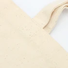 Promotional recycled customize printed calico canvas tote bag cotton organic