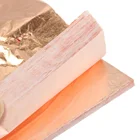 Beautiful color bronze hot stamping foil 14*14cm antique gold leaf copperfoil paper