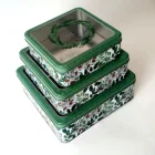 Logo Customization Box Cookie Tin Box Hot Sale Square Set Box Cookie Tin Box