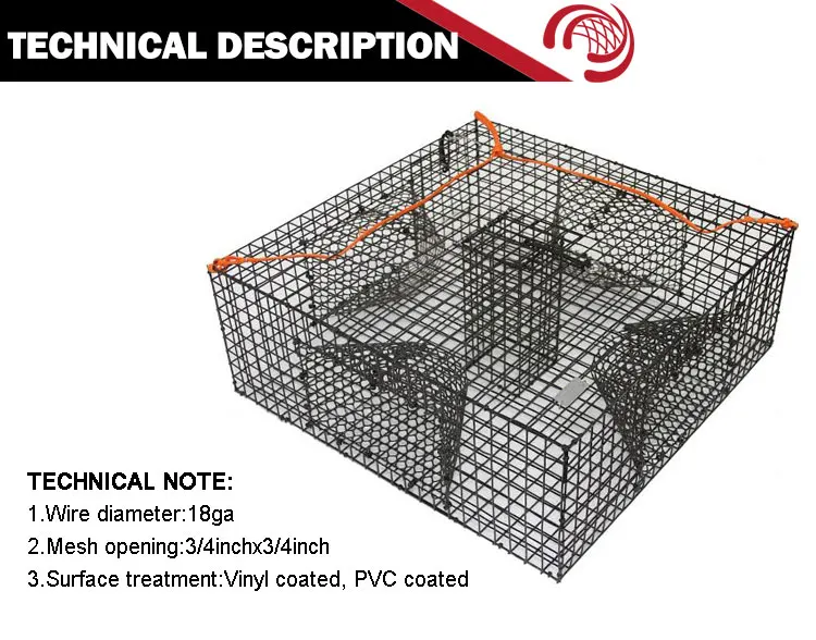 Крабовая ловушка чертеж