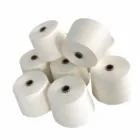 Wholesale raw white polyester viscose spandex core spun yarn for knitting&weaving