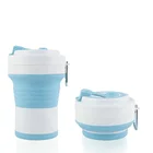 Easy Carry Cheap Silicone Foldable Travel Coffee Cup