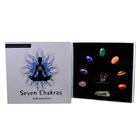 Nice Gift Boxes Packing Christmas Gift 7 Chakra Jewelry Crystals Healing Stones Sets
