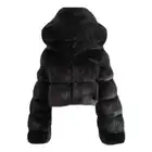 Coat Faux Fox Hair Long-sleeved Stitching Women's Coat
