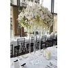 80cm tall transparent decorative flower arrangement clear acrylic flower stand for wedding table centerpiece