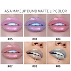 6 Colors Eye Shimmer Shadow Makeup Mermaid Glitter Lip Gloss