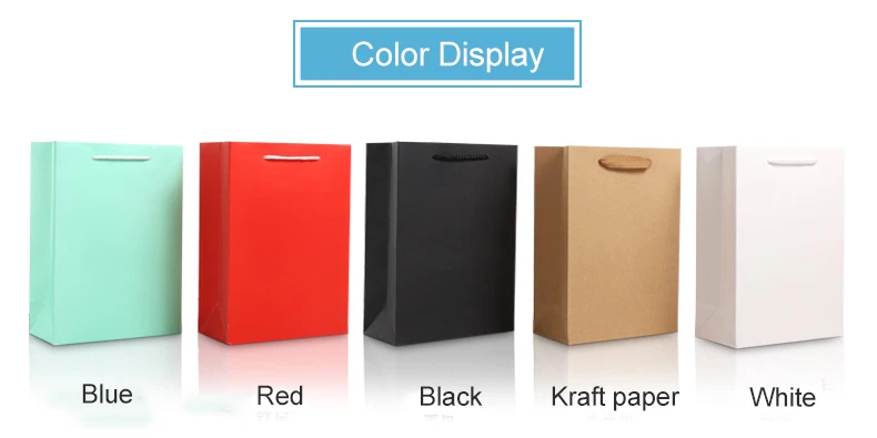 Custom gift bags for supermarket and boutique use Retail kraft bags for clothing and accessory packaging