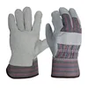 Super September Offer Cow Split Leather Work Gloves Heavy Duty Industrial Gardening Welding Safety Gloves