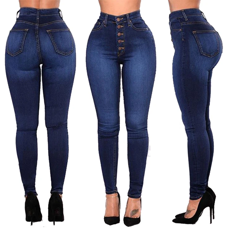 Custom Girl's Midi Denim Skirts High Waist Irregular Split Long Jeans Skirt for Women