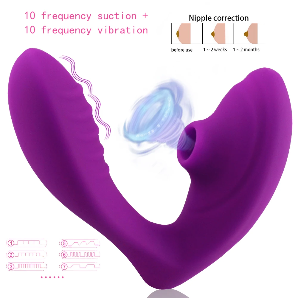 Vagina Sucking Vibrator 10 Speeds Vibrating Sucker Oral Sex Suction Clitoris Stimulation Female Masturbation Sex Toys For Women