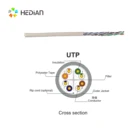 1000ft Cat6 UTP 24AWG Indoor network roll cable factory price customized box