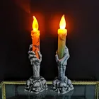 Decoration Lights Glowing Candles Halloween Atmosphere Decoration Props Plastic Ghost Hand LED Lights