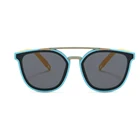 Round polarized fashion glasses for the girls kids sun glasses