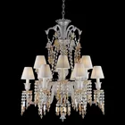 Crystal Chandelier with Iron with Super Luxury 12 Light Baccarat Crystal Chandelier with Amber Crystal
