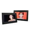 2019 New mini rohs loop video music picture wood digital photo picture frame 7 inch 8 inch 10 inch with bullt in 8GB memory