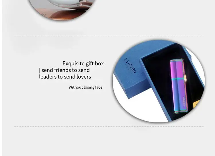 personality creative small straight windproof lighter large