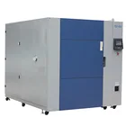 three zones thermal shock testing environmental chamber with burning fire resistant