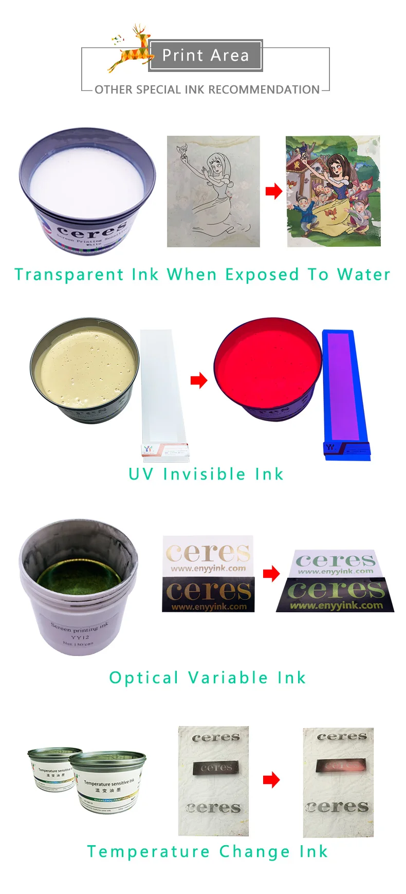 Nature Dry UV Offset Ink Pantone 803 Yellow Fluorescent Printing Ink for Offset Printing in 1KG/CAN