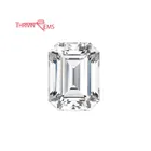 Thriving Gems 5*7mm Emerald Shape White Loose Moissanite Stones Jewelry Moissanite