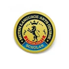 Wholesale Custom Round Metal Scholar Soft Enamel Lapel Pin Badge