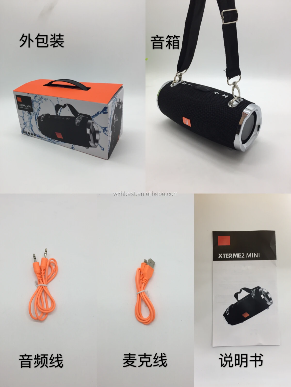 Hot selling Fabric Xtreme 2 mini wireless speaker Portable Speaker bass BT mini speaker support USB TF AUX FM handsfree call - ANKUX.COM