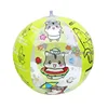 Wholesale 20inch red and white yellow clear inflatable translucent beach balls in bulk